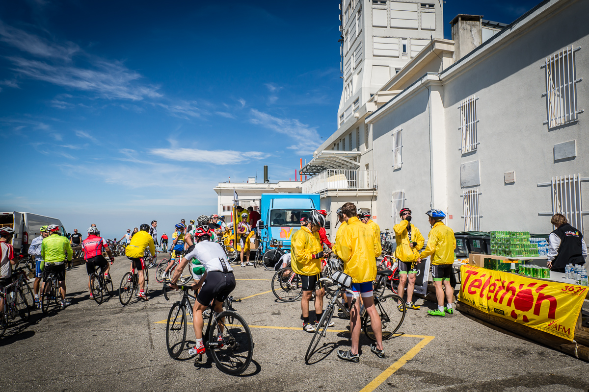 ventoux afm téléthon vélo défi collecte 2015